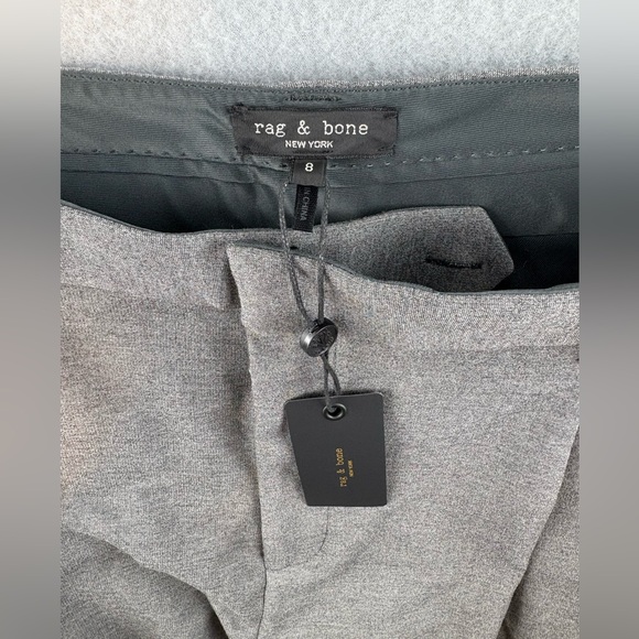 Rag And Bone Women Pants Cecily Pointe Charcoal Size 8 High Waisted Ankle - Picture 5 of 11